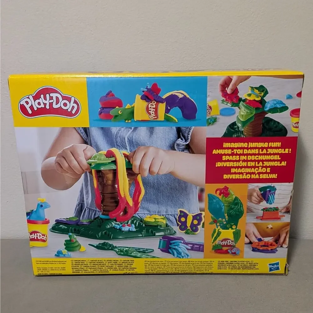NEW Play-Doh Treetop Creations 16 Pc Playset Jungle Preschool Toy Sealed Box 3+